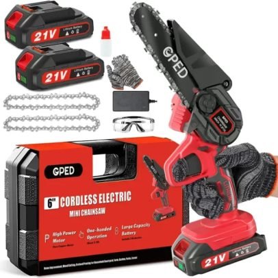 6 Inch Cordless Mini Electric Chainsaw