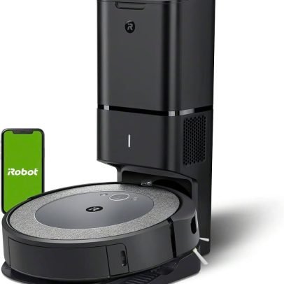 Roomba I3+ (3550) Robotic Vacuum with Automatic Dirt Disposal – Vacuums Self for Up to 60 Days, Works with Alexa, Perfect for Pet Hair, Carpets, Neutral Woven