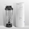 Premium Electric Protein Shaker Bottle, Made with Tritan - BPA Free - 24 oz Vortex Portable Mixer Cup/USB Rechargeable Shaker Cups for Protein Shakes