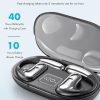 Open-Ear Headphones, Ultra Comfort Open Ear Earbuds, Open Ear Headphones Wireless Bluetooth for Snug Fit, Ergonomic Ear Hook, Balanced Sound, IPX7 Waterproof, 40H Playtime, Bluetooth 5.3, Clear Calls