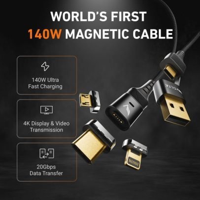 240W universal magnetic six-in-one cable for all USB devices
