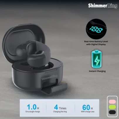 ShimmerRing®makes it easy to scroll, capture and turn pages without touching the screen!