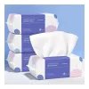 PoeticEHome Extra Thick Cotton Dry Wipes, Disposable Face Towel Lint-Free Facial Tissue Cloths for Deeply Cleansing & Makeup Cleaning 4 PACK