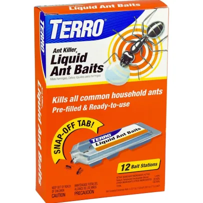 TERRO T300B Liquid Ant Killer, 12 Bait Stations